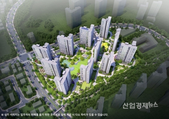 힐스테이트 봉담 조감도. 이미지=현대건설